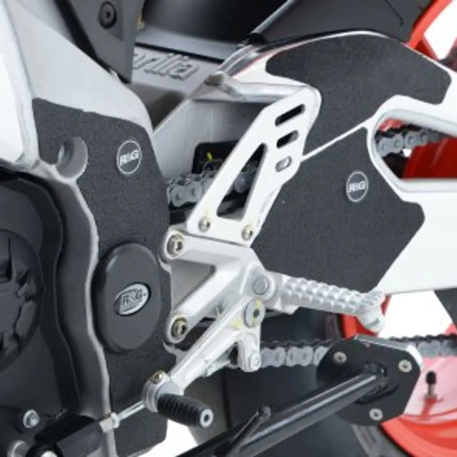 R&G Boot Guard kit for Aprilia RSV4 RR/RF and Aprilia Tuono