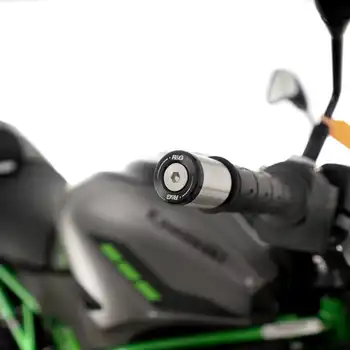 Bar End Sliders for KTM 690 Enduro '08, 690 SMC '08, SMC-R '12-'18, Kawasaki Z900 '17- /Z900RS '17- '24,  Ninja 250/ 400 '18-, ZX-6R '19- '24, Z400, Z250 '19-, Z650RS '21- '24, ZH2 '20- '24, ZX-4R(R) (SE) ’23- '24, Z500 (NINJA) '24-