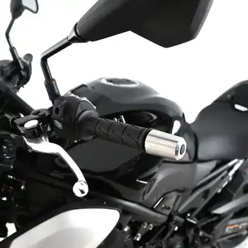 R&G Stainless Steel Bar Ends for Kawasaki Z900RS '18- '24, Z900 '17- , ZX636 '19-, Z H2 '20- '24, ZX-25R '20-, Z650RS '21- '24, ZX6-R '19- '24 & ZX-4R(R) (SE) ’23- '24