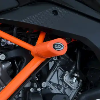 Crash Protectors - Aero Style for KTM 1290 Super Duke R '14-'19 (Orange)