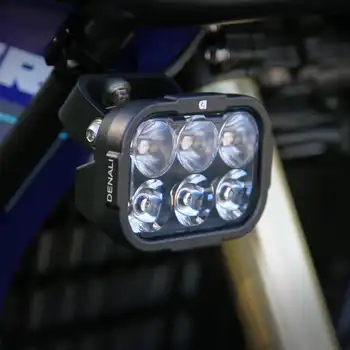 DENALI DL-6 Driving Light w/ DataDim Technology, 6-LED, Elliptical Hybrid Beam