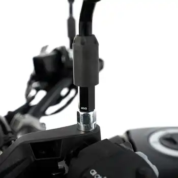 Universal 10mm Stem Mirror Risers For BMW R1200GS LC/ADV, R NineT, R1200R - CNC Aluminum, 45mm Extension
