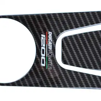 Red Dynamic Carbon Fibre Yoke Pad for Ducati Monster 1200 '15-