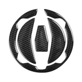 Red Dynamic Carbon Fibre Fuel Cap Protector for Kawasaki Models