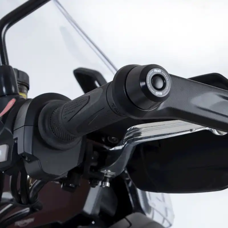 Bar End Sliders for the Triumph Tiger 900/900 Rally(PRO)/900GT(PRO/LOW)'20-,Tiger850 Sport'21- (to use with handguards)