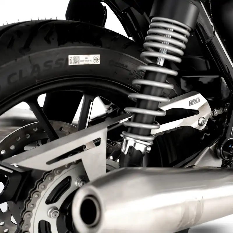 Chain Guard for Triumph Street Twin '16-, Street Cup '17-, Triumph Bonneville T-120 '16- & Speed Twin 900 '22- '24 models.