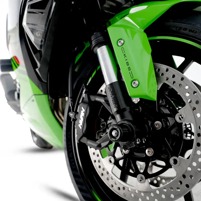 Green Rim Decal Set For Kawasaki ZX6R Ninja 636 – 17 Inch Wheel Stripes (1995-2020)