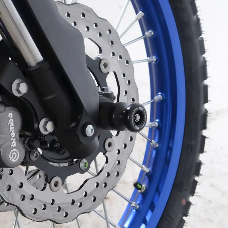 Front Spindle Sliders for Yamaha Tenere World Rally(T7) 2024, Tenere 700 '19- '24, Tenere 700 World Raid '22- & Tenere 700 Rally '21- '24