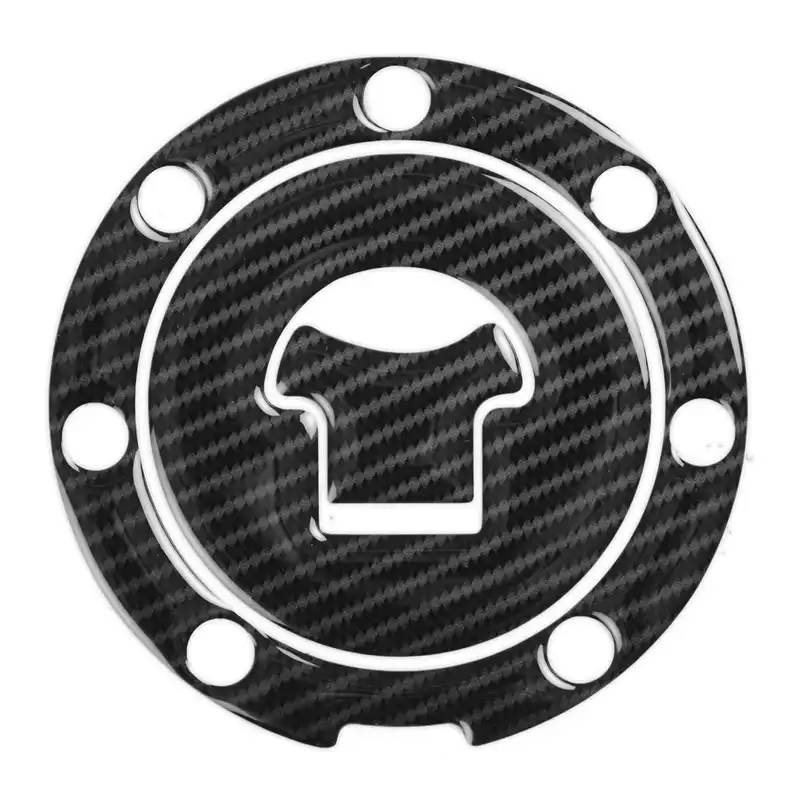 Red Dynamic Carbon Fibre Fuel Cap Protector for Honda motorcycles
