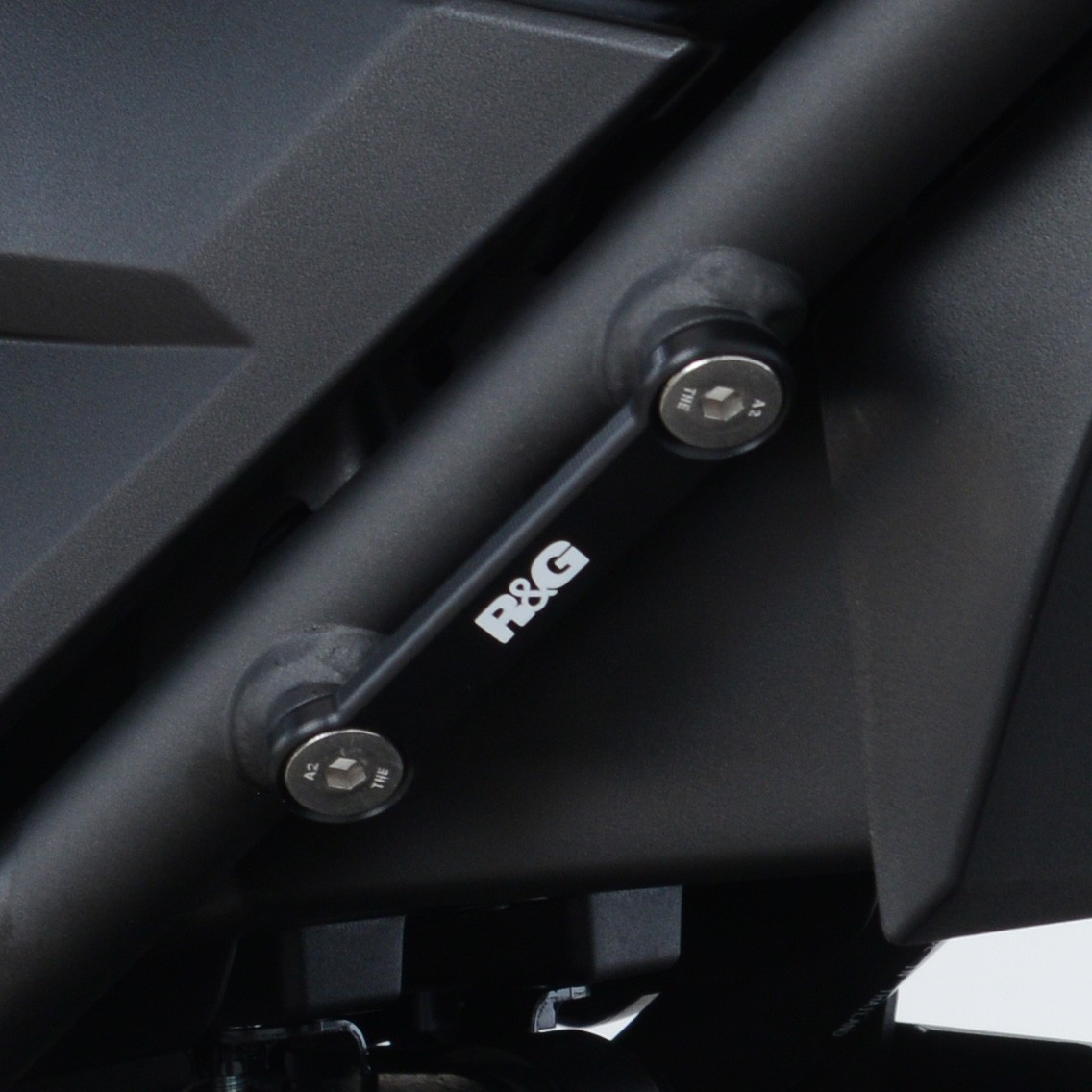 R&G Exhaust Hanger & Footrest Blanking Plate For The Kawasaki Ninja 400 '18-'19