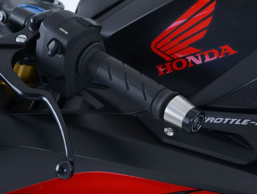 Honda CBR250R 2014 R&G Racing Bar End Sliders BE0007BK Black
