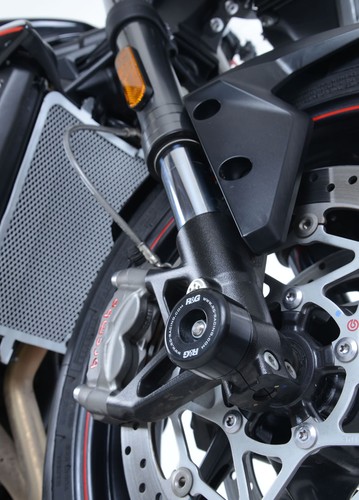 R&G Front Axle Sliders Protectors For Triumph Speed Triple S RS 