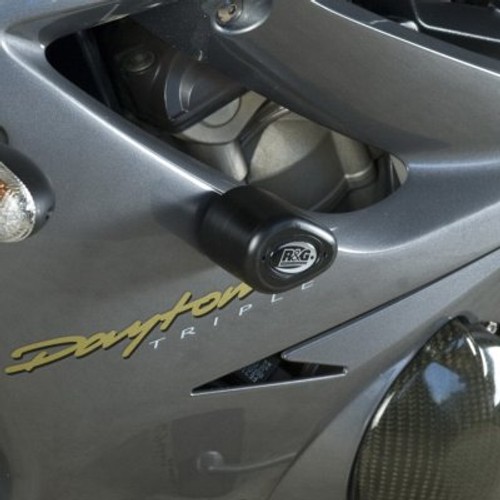 R&G Aero RACE Crash Protectors Triumph Daytona 675 2011 CP0302BL Black